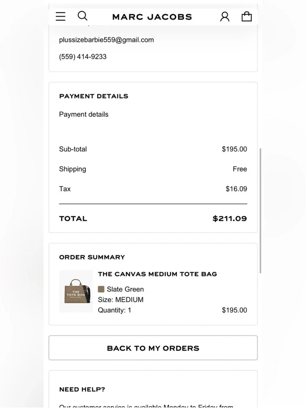 Marc Jacobs The Tote Bag Small Canvas Tote in Taupe